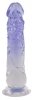 Dildo z przyssawką 22,5 cm Crystal Clear